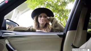 Huge Dick Hitch-Ride - Blonde Teen Sucks & Rides Biggest Dicks In Town