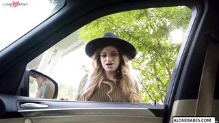 Huge Dick Hitch-Ride - Blonde Teen Sucks & Rides Biggest Dicks In Town