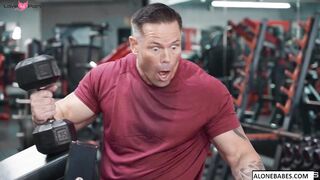Sweaty Squirts - Hot MILF Fucks Her Way to Gloryhole