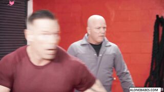 Sweaty Squirts - Hot MILF Fucks Her Way to Gloryhole