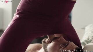 Transgender Babe Casey Kissses Fucks Huge Dick Of Stud Dante Colle