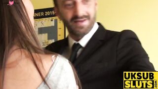 Ass-Fucking Queen Mea Melon Squirts All Over British Stud in Anal Threesome