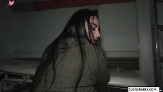 Snow Job - Blowjob Queen with Snowflakes on Her Body
