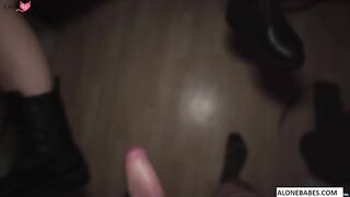 Snow Job - Blowjob Queen with Snowflakes on Her Body