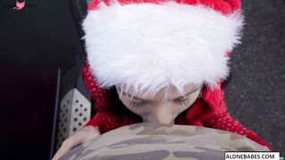 Big-Dick Delivery Girl's XMAS Surprise - Christmas Porn Parody