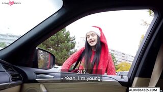 Big-Dick Delivery Girl's XMAS Surprise - Christmas Porn Parody