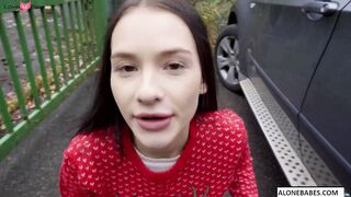 Big-Dick Delivery Girl's XMAS Surprise - Christmas Porn Parody