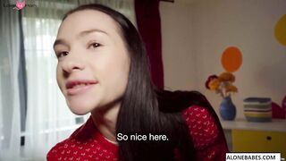 Big-Dick Delivery Girl's XMAS Surprise - Christmas Porn Parody