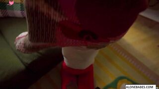 Big-Dick Delivery Girl's XMAS Surprise - Christmas Porn Parody