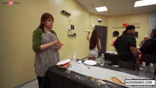 Sexy Chef's Kitchen - Cooking Lesson with Big Boobs & Bouncy Butt