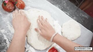 Sexy Chef's Kitchen - Cooking Lesson with Big Boobs & Bouncy Butt