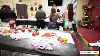Sexy Chef's Kitchen - Cooking Lesson with Big Boobs & Bouncy Butt