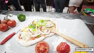 Sexy Chef's Kitchen - Cooking Lesson with Big Boobs & Bouncy Butt