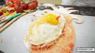 Sexy Chef's Kitchen - Cooking Lesson with Big Boobs & Bouncy Butt