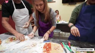 Sexy Chef's Kitchen - Cooking Lesson with Big Boobs & Bouncy Butt