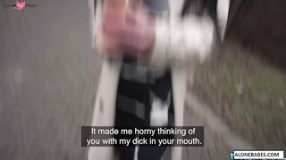 Deepthroat Queen - Extreme Deep Throating Game with Sexy Brunette Babe