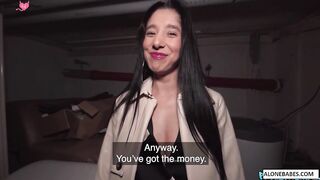 Deepthroat Queen - Extreme Deep Throating Game with Sexy Brunette Babe