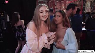 Public Lesbians Anal Pranks Night Out - Girl on girl action with ass-fucking