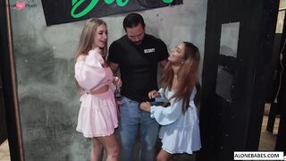 Public Lesbians Anal Pranks Night Out - Girl on girl action with ass-fucking