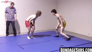 Rough-House Wrestling Action With Hot Twinks - Scene #1