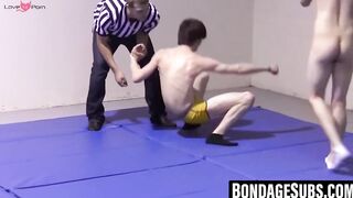 Rough-House Wrestling Action With Hot Twinks - Scene #1