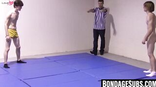 Rough-House Wrestling Action With Hot Twinks - Scene #1