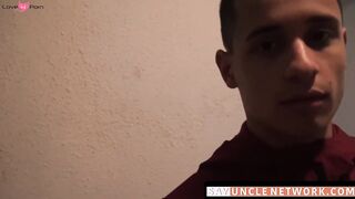 Huge-Dick Latin Stud Barebacks Twink's Ass & Facial Blast