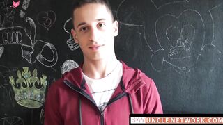 Huge-Dick Latin Stud Barebacks Twink's Ass & Facial Blast
