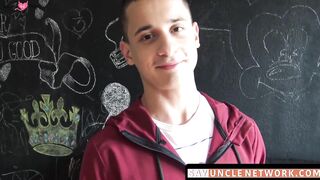 Huge-Dick Latin Stud Barebacks Twink's Ass & Facial Blast