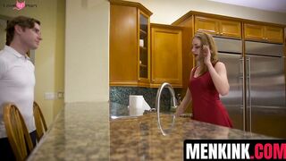 Double Penetrated Step-Daughter's Ass & Pussy - Son Joins In For A Threesome