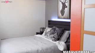 Pillow Strokin' & Fuckin': Porn Star Zac Lemec Fucks His Bed For Your Pleasure