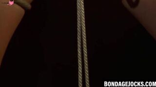 Hardcore Anal Training - Weighted Dildo Fucks & Stretches Asshole of Hunk Culley Cables