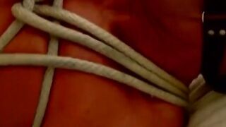 Bondage Babe Struggles And Suffers As Dominatrix Torments Her With Whips