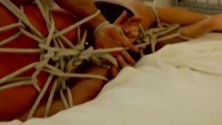Bondage Babe Struggles And Suffers As Dominatrix Torments Her With Whips