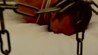 Bondage Babe Struggles And Suffers As Dominatrix Torments Her With Whips