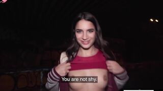 Frenchie Cuties - Candice Luciano Gets Wild With Martin Gun In A French Cafe