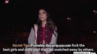 Frenchie Cuties - Candice Luciano Gets Wild With Martin Gun In A French Cafe