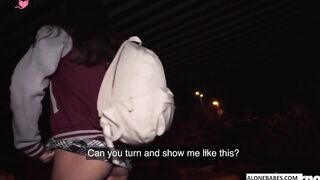 Frenchie Cuties - Candice Luciano Gets Wild With Martin Gun In A French Cafe