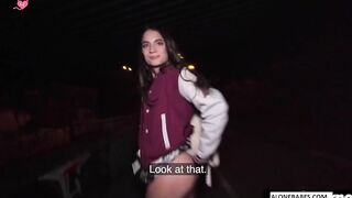 Frenchie Cuties - Candice Luciano Gets Wild With Martin Gun In A French Cafe
