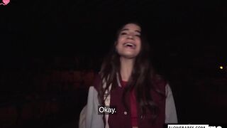 Frenchie Cuties - Candice Luciano Gets Wild With Martin Gun In A French Cafe