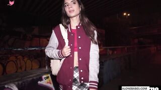 Frenchie Cuties - Candice Luciano Gets Wild With Martin Gun In A French Cafe