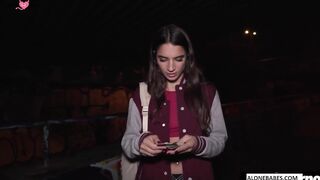 Frenchie Cuties - Candice Luciano Gets Wild With Martin Gun In A French Cafe