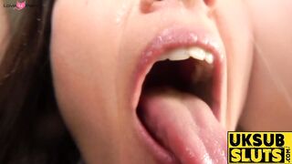 UK Bubble Butt Slut Passionately Fucked And Facialed By Huge Dick