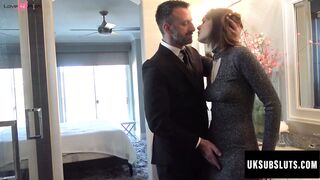 UK Sub Slut Passionately Fucked By Dominant Daddy And Facialed