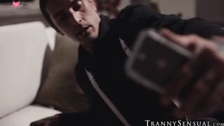 Transgender Babe Jade Venuses Fucks Married Man - POV Creampie