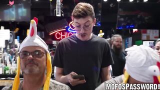 Public Tease - Busty Blonde Pornstar PhoebeBlue Sucks Hung Dude's Dick in Public