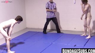 Twink Threesome - Hot Guys Fuck Hard In The Gym