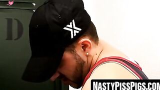 Piss-Swallowing Blowjob - DeepThroat Queen Swallows Pee Before Fucked