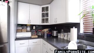 Twinks Bare Back Rimjob Popping Pussy Filled with Daddy's Seeds