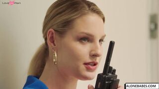 BBW Threesome - Curvy MILF Bonnie Gets Double Penetrated